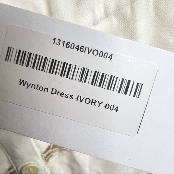 New Reformation Wynton Lace Midi Dress in Ivory - Picture 8 of 10